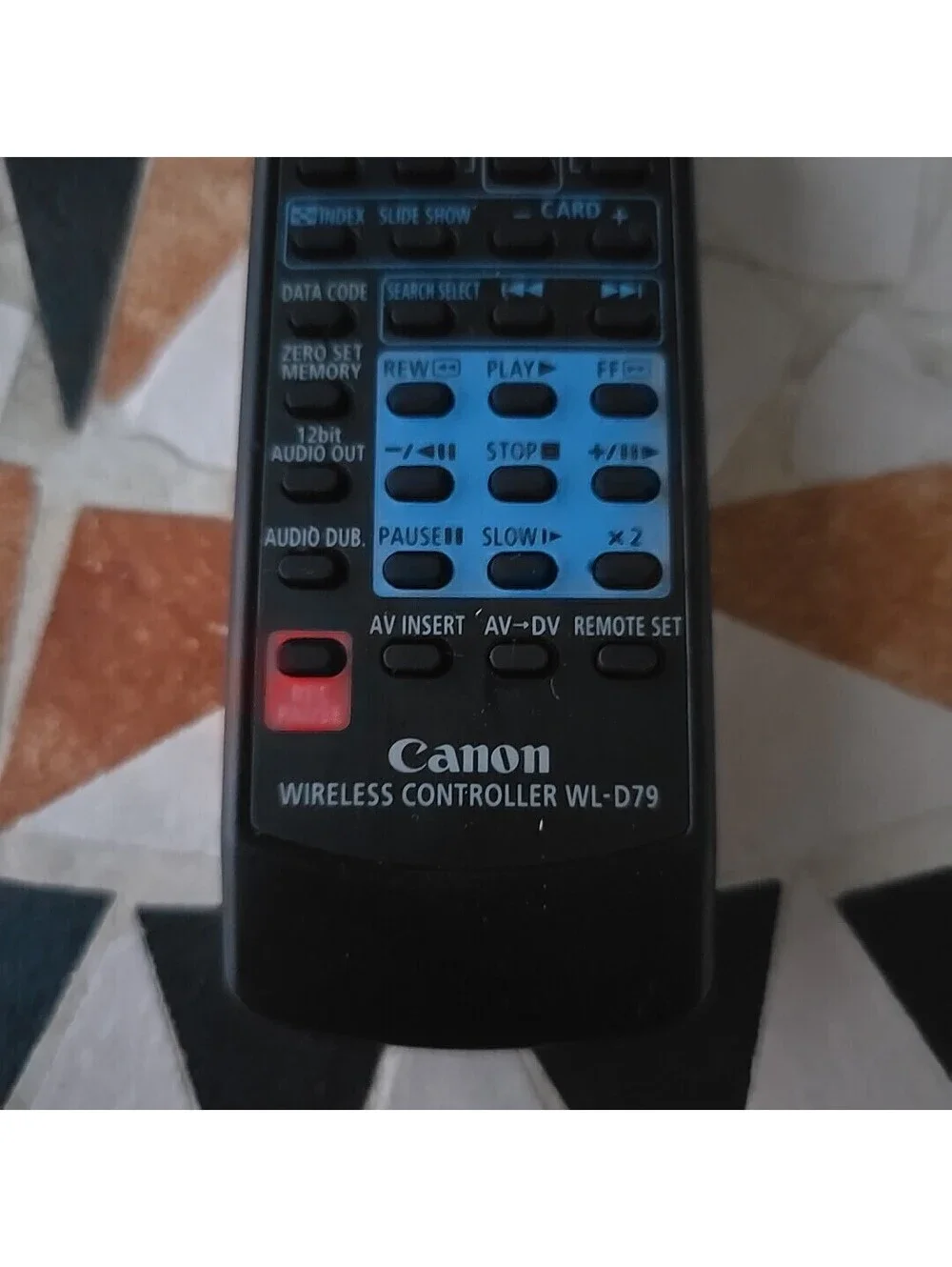 CANON CAMCORDER REMOTE CONTROL WL-D79 ZR65 ZR70 ZR65MC OPTURA 10 20 30 MC113